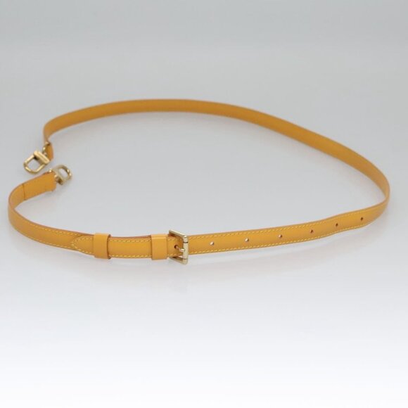 LOUIS VUITTON Epi Adjustable Shoulder Strap 37""-44.1"" Yellow LV Auth ep7685 - Picture 3 of 8